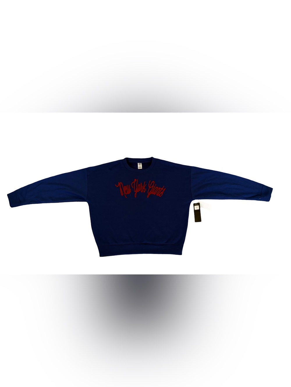 NFL Royal Blue Crewneck Sweatshirt with Red Script